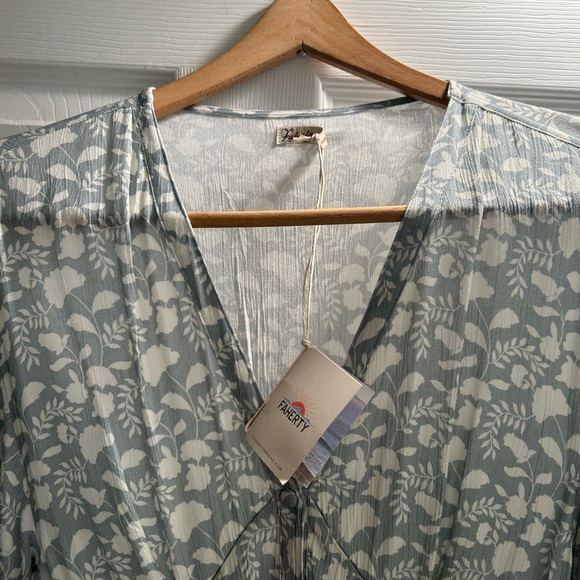 Faherty- Havana Linen Blend dress, NWT - Picture 6 of 7